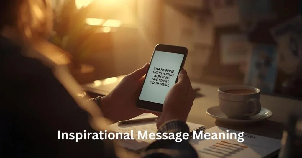 Inspirational Message Meaning