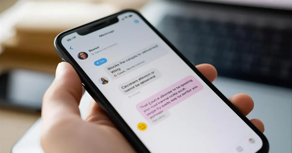 Blocked Text Message – Friendly Tone