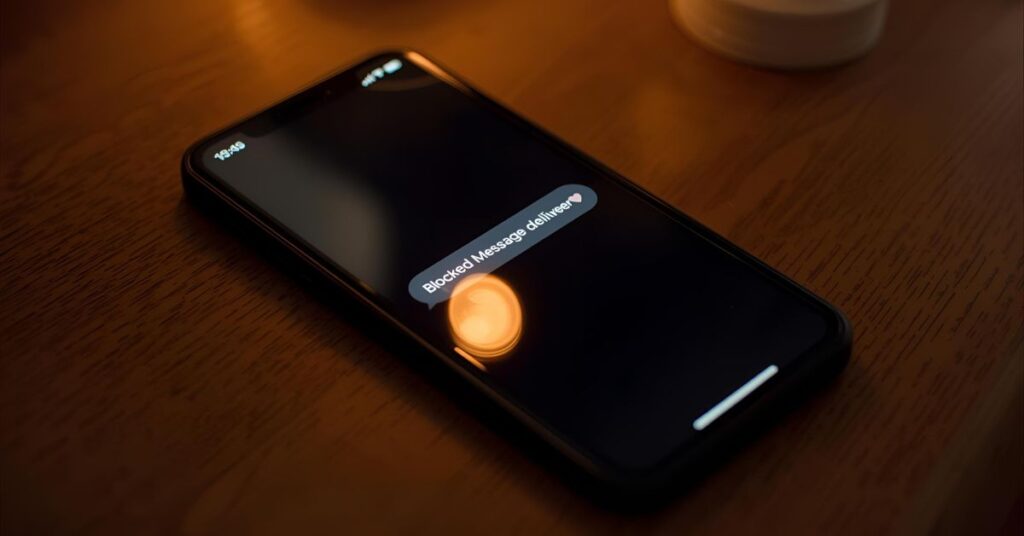 Blocked Text Message – Romantic Tone