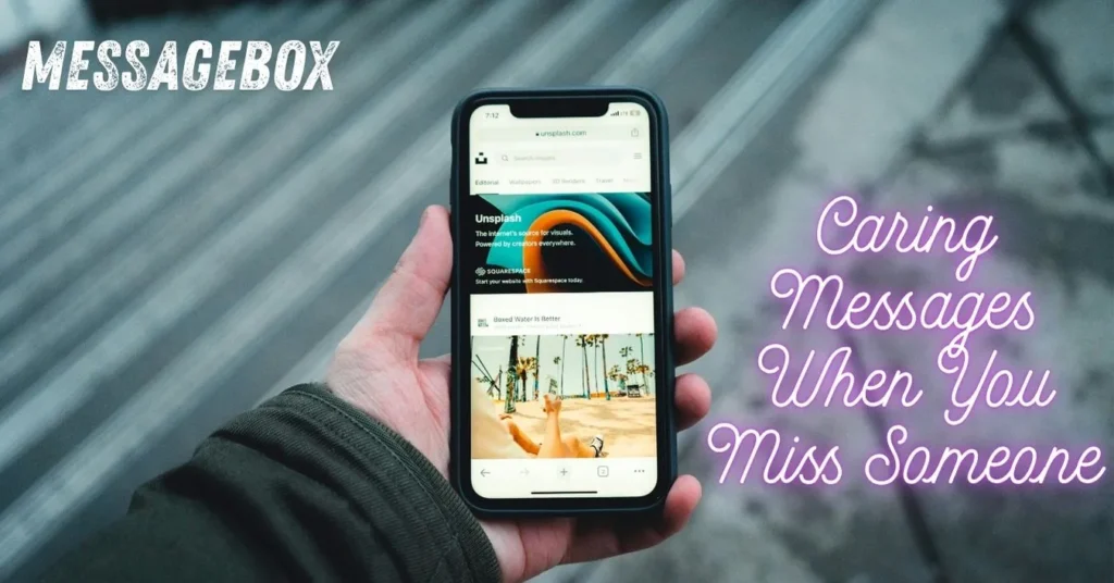 Caring Messages When You Miss Someone