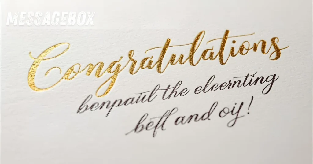 Congratulations Messages