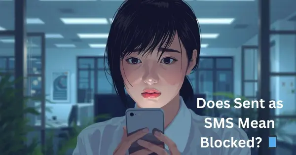Does Sent as SMS Mean Blocked? 📱