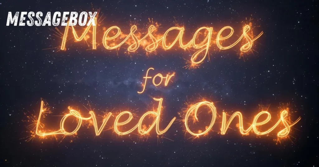 Messages for Loved Ones