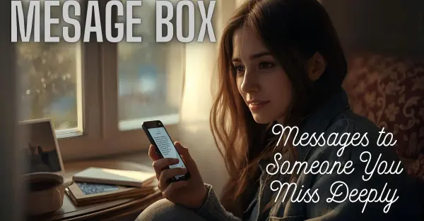 Messages to Someone You Miss Deeply