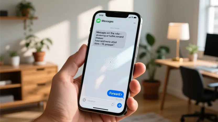 How do I Forward a Text Message