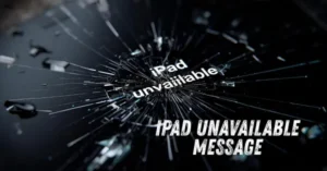iPad unavailable message
