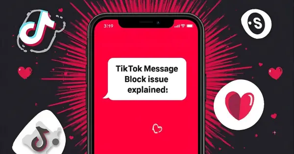 why can’t I message people on TikTok