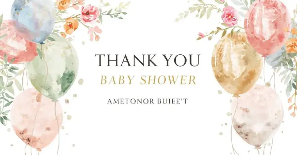 Baby Shower Thank You