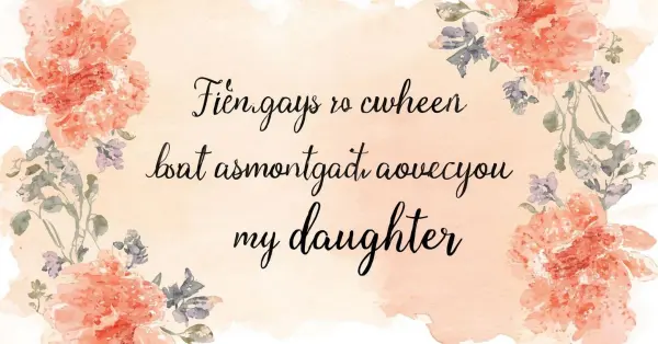 Birthday Message To Daughter