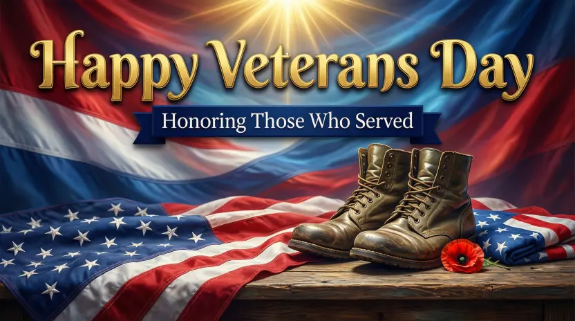 happy Veterans Day message
