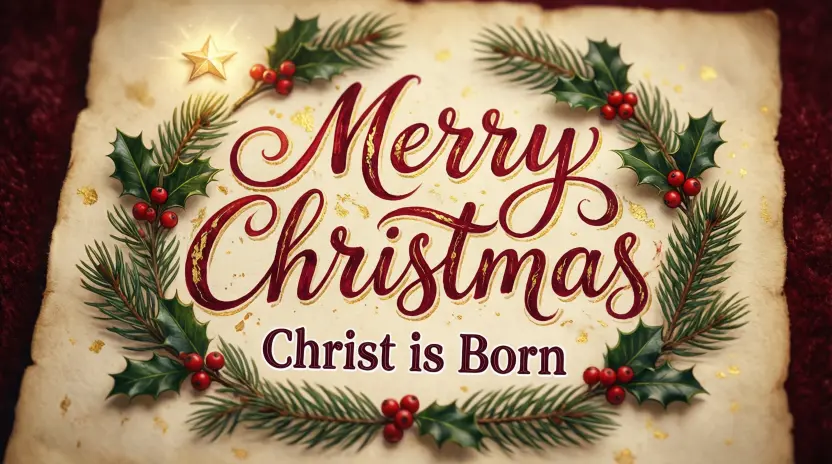 Merry Christmas Christian Message