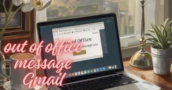 out of office message Gmail