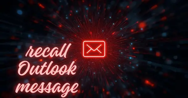 Recall Outlook Message
