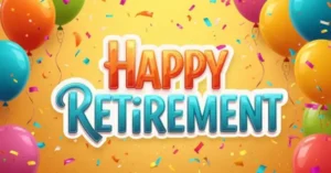 happy retirement message