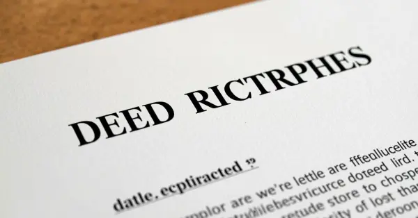 What Does Deed Restricted Mean