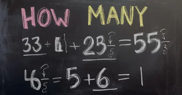 what does how many mean in math