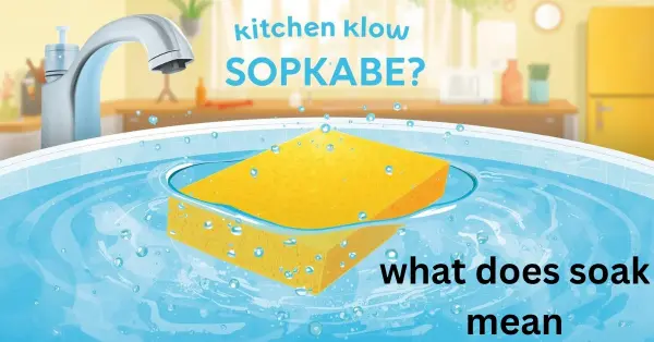 what does soak mean